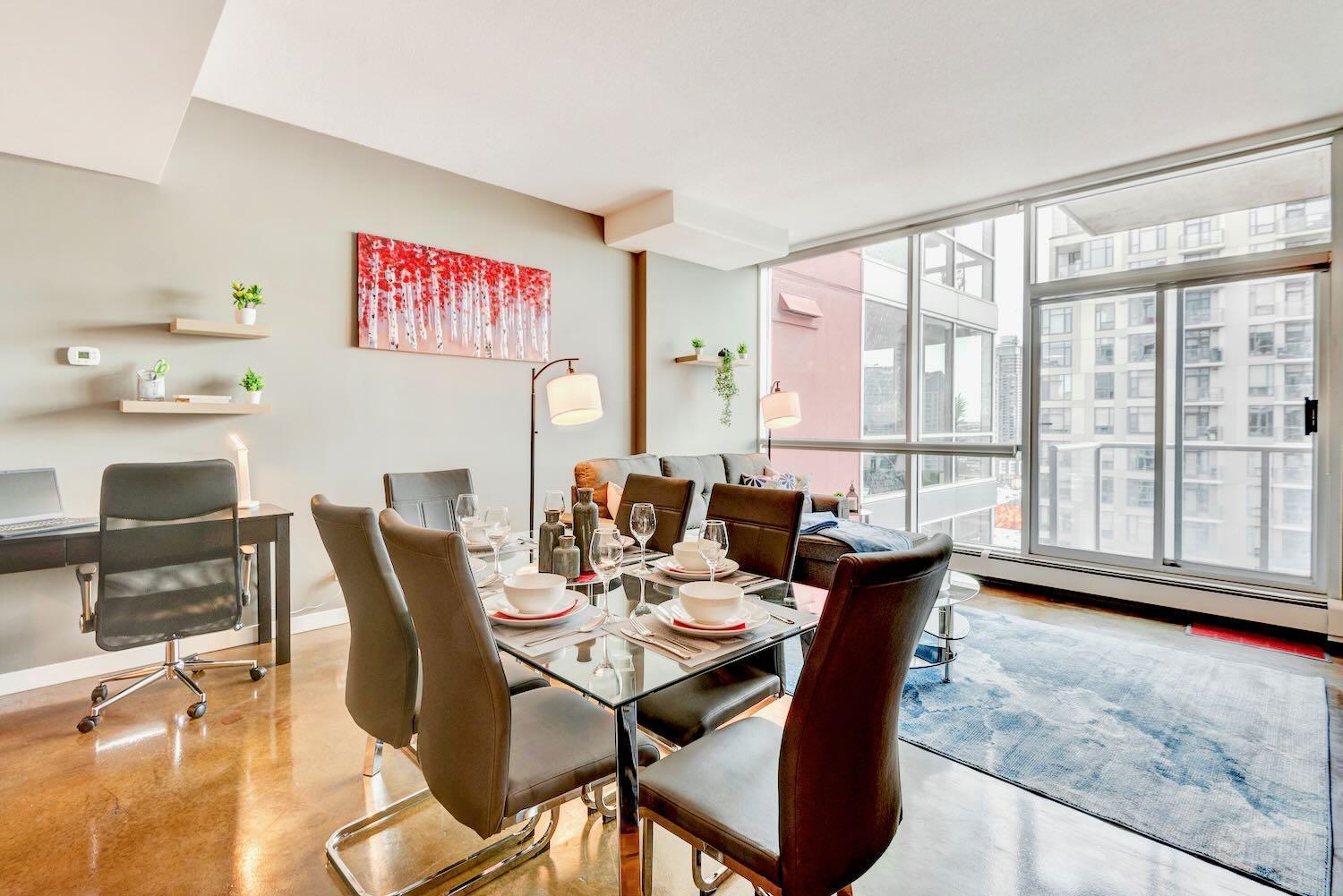 Modern 2Br Condo - King Bed - Downtown City Views Calgary Extérieur photo